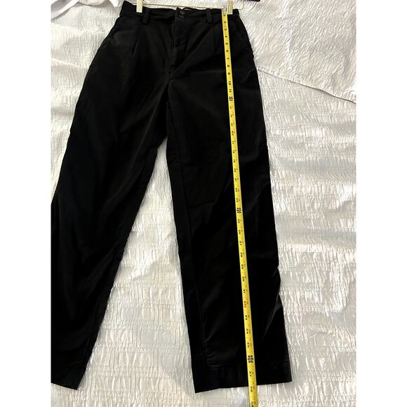 Everlane Wide- Leg Pants Black Cargo Pants Size 2 - Picture 3 of 5